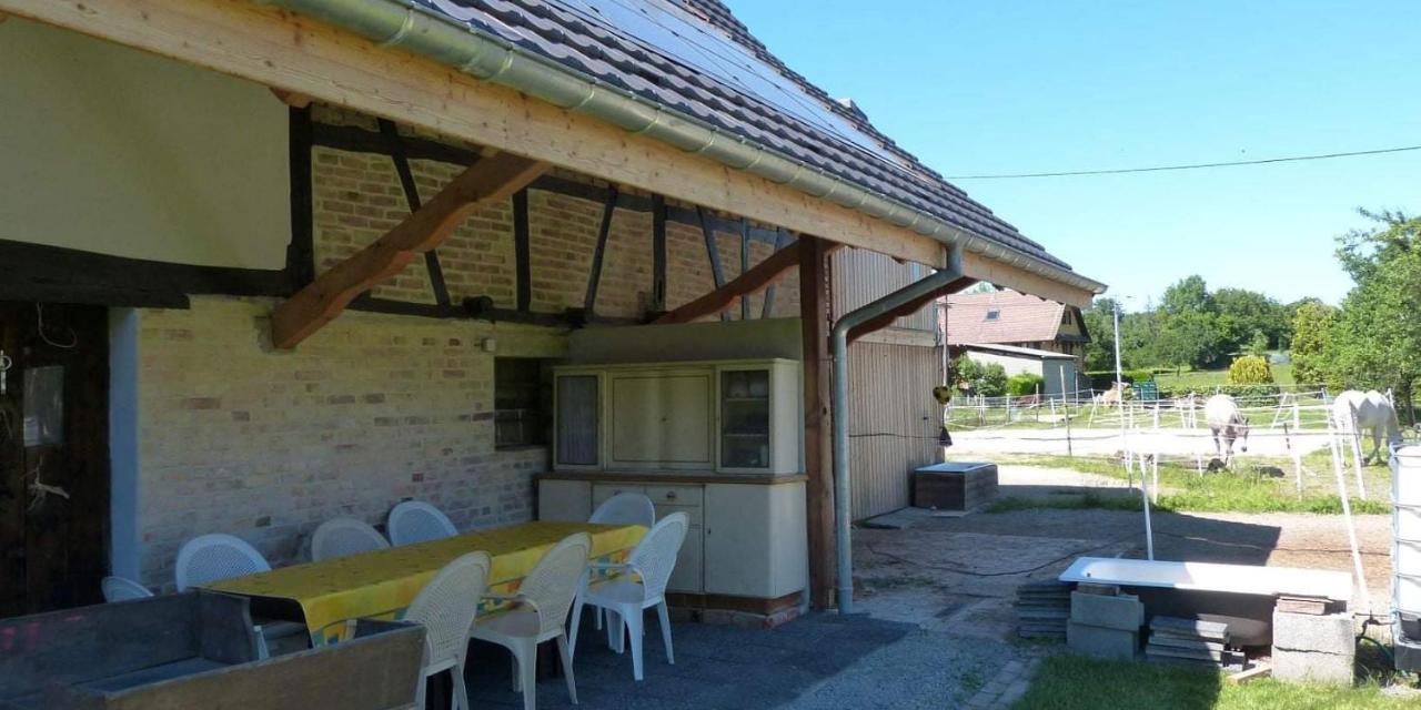 Gite Les Sabots De Paille, Alsace Haut-Rhin Ballesdorf Exterior foto